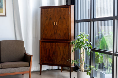 丹麥 玫瑰木 雙層 轉角櫃 OLDANMARK