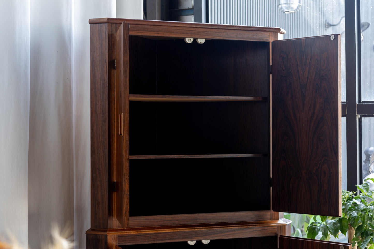 丹麥 玫瑰木 雙層 轉角櫃 OLDANMARK