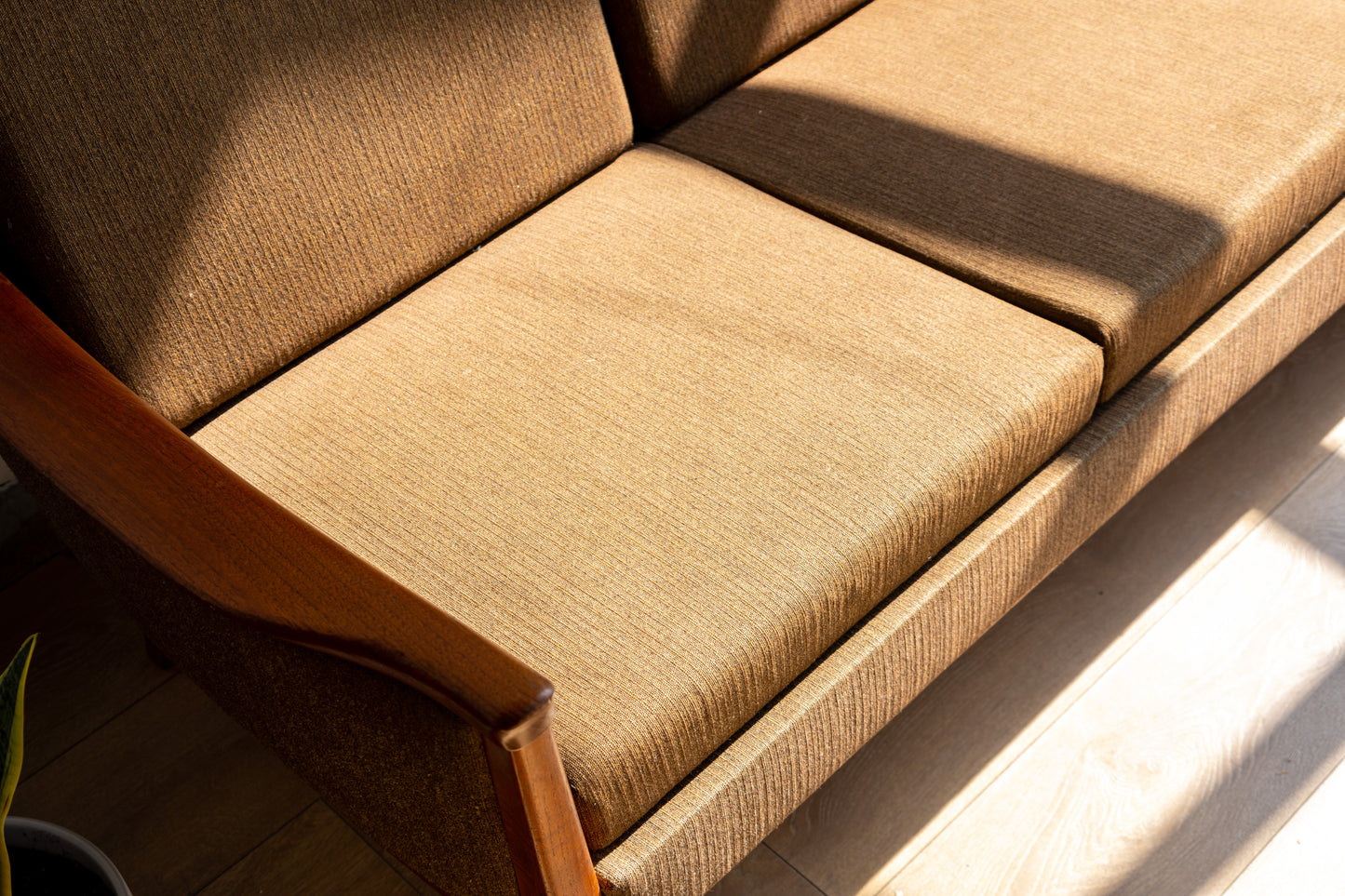 丹麥 現代 柚木 三人座沙發 OLDANMARK