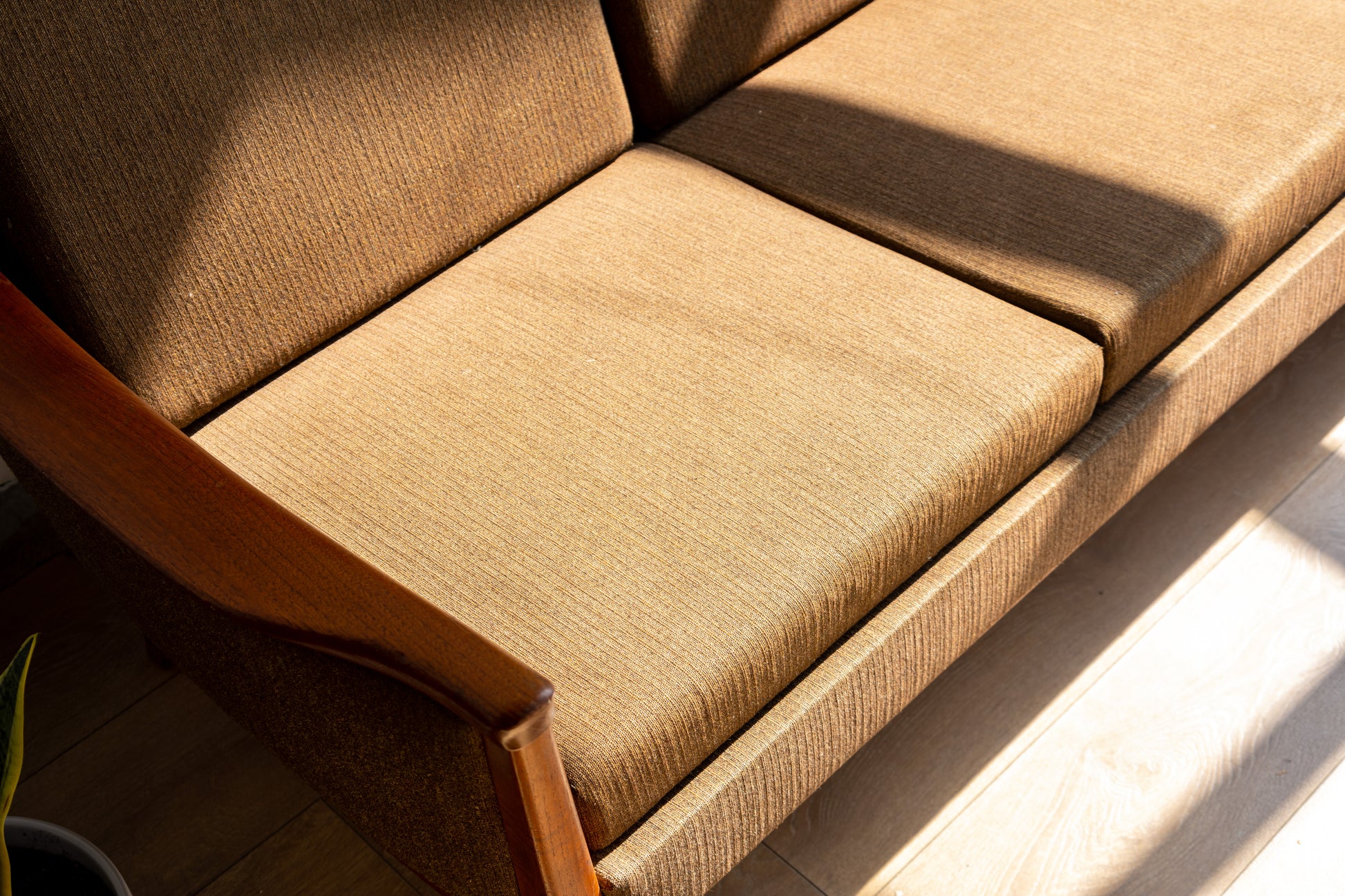 丹麥 現代 柚木 三人座沙發 OLDANMARK