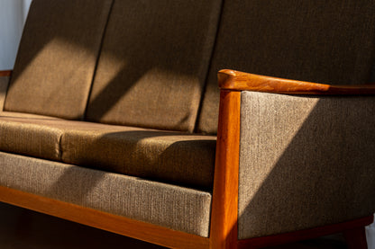 丹麥 現代 柚木 三人座沙發 OLDANMARK