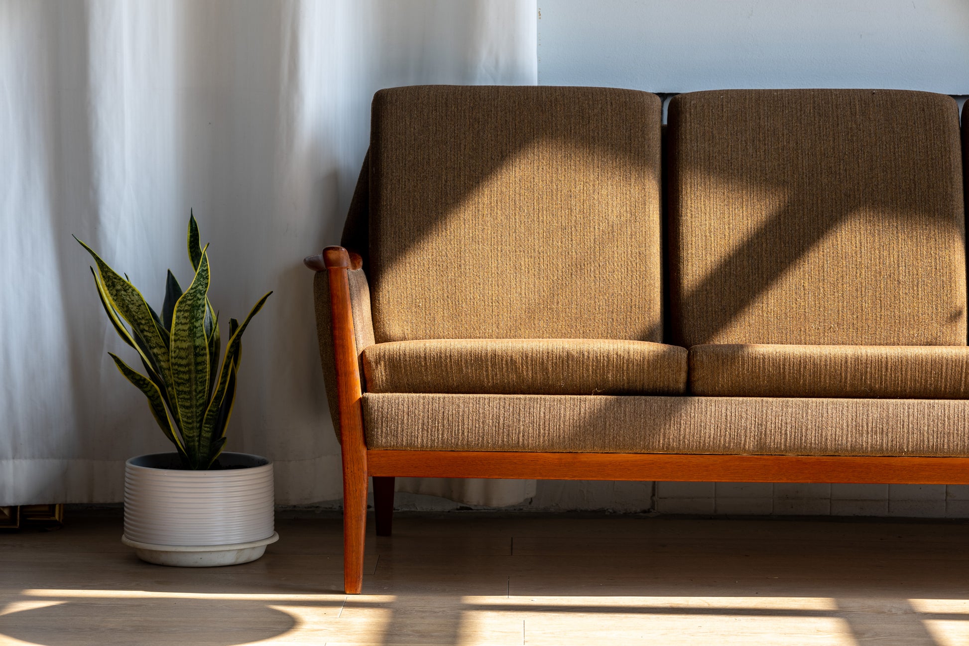 丹麥 現代 柚木 三人座沙發 OLDANMARK