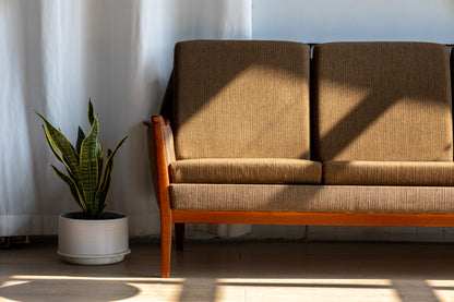 丹麥 現代 柚木 三人座沙發 OLDANMARK