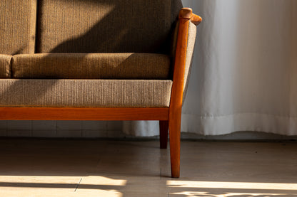 丹麥 現代 柚木 三人座沙發 OLDANMARK