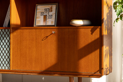 丹麥 柚木 多功能 展示邊櫃 OLDANMARK