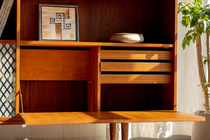 丹麥 柚木 多功能 展示邊櫃 OLDANMARK