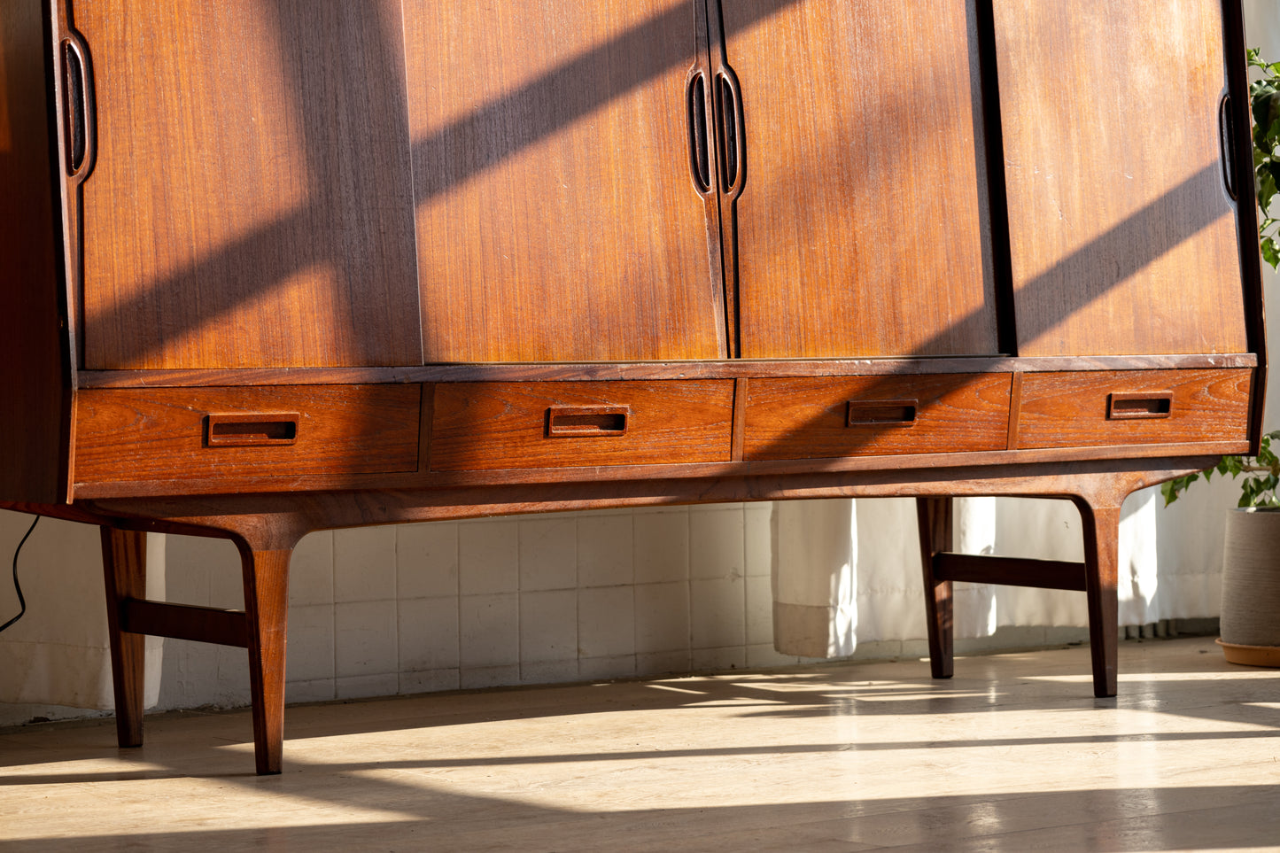 Børge Seindal 丹麥 柚木 長型邊櫃 OLDANMARK