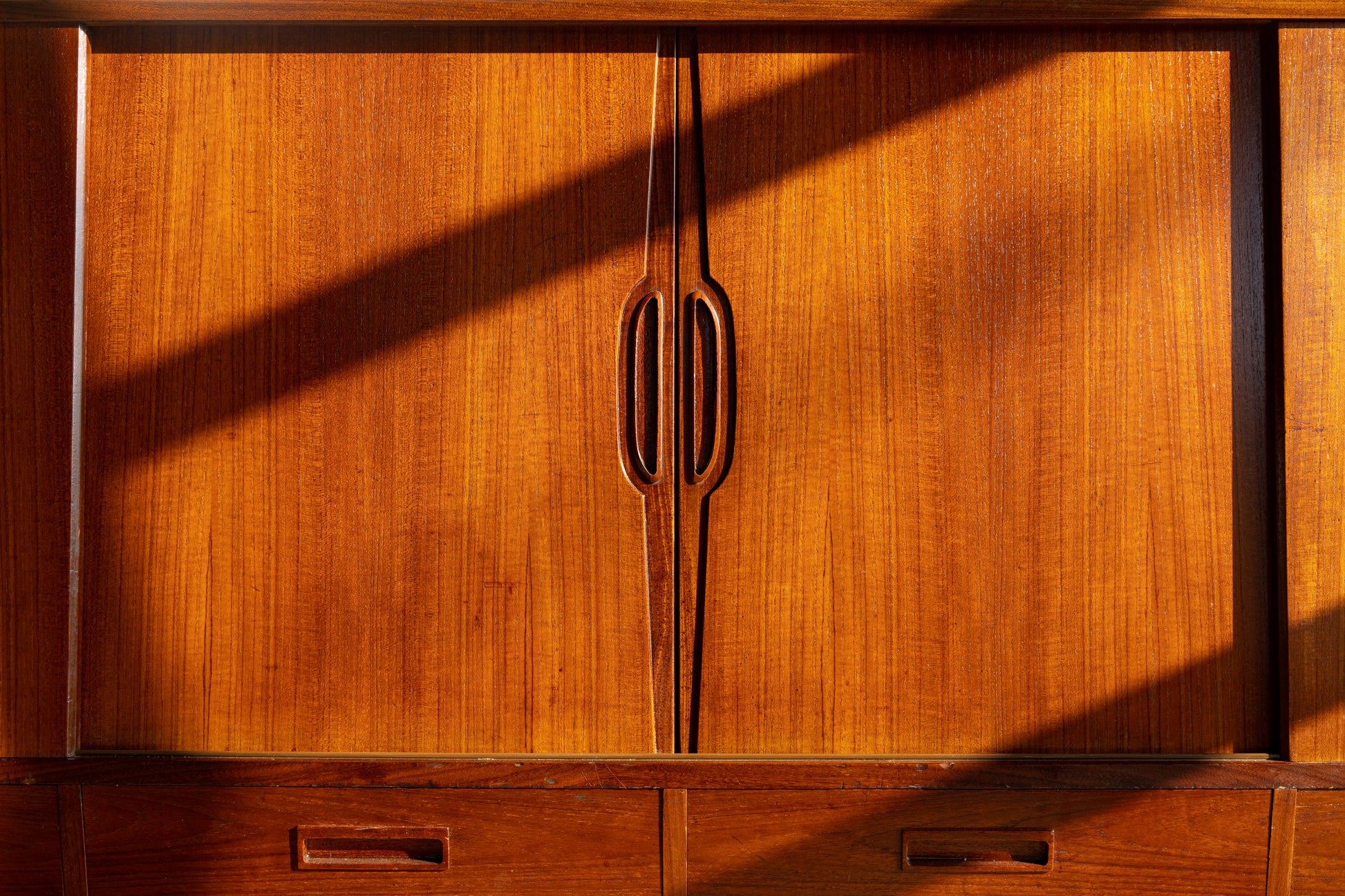 Børge Seindal 丹麥 柚木 長型邊櫃 OLDANMARK