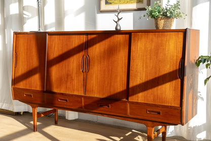 Børge Seindal 丹麥 柚木 長型邊櫃 OLDANMARK