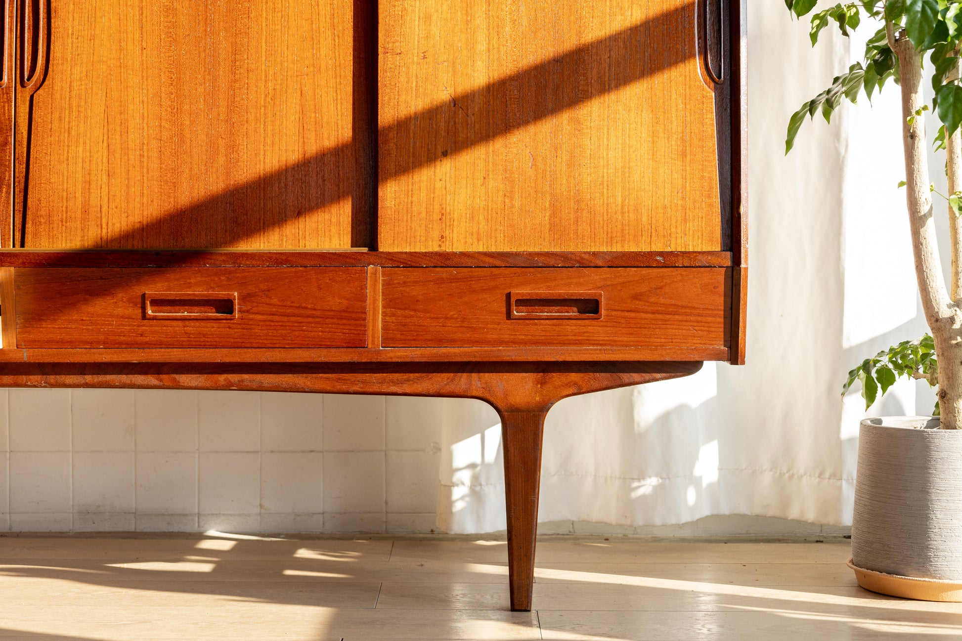 Børge Seindal 丹麥 柚木 長型邊櫃 OLDANMARK