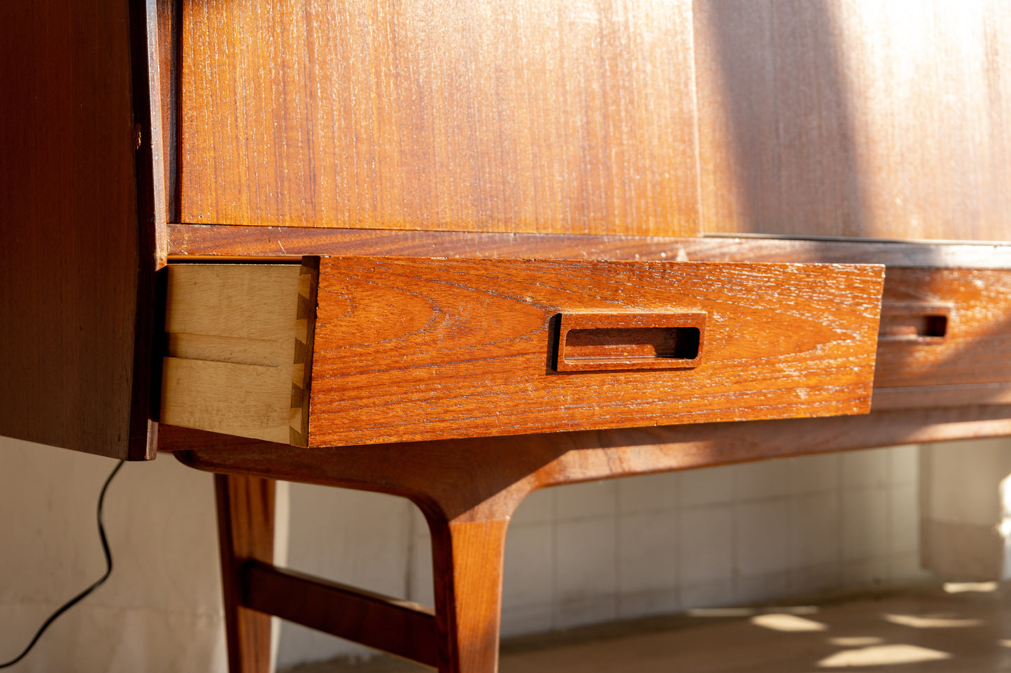 Børge Seindal 丹麥 柚木 長型邊櫃 OLDANMARK