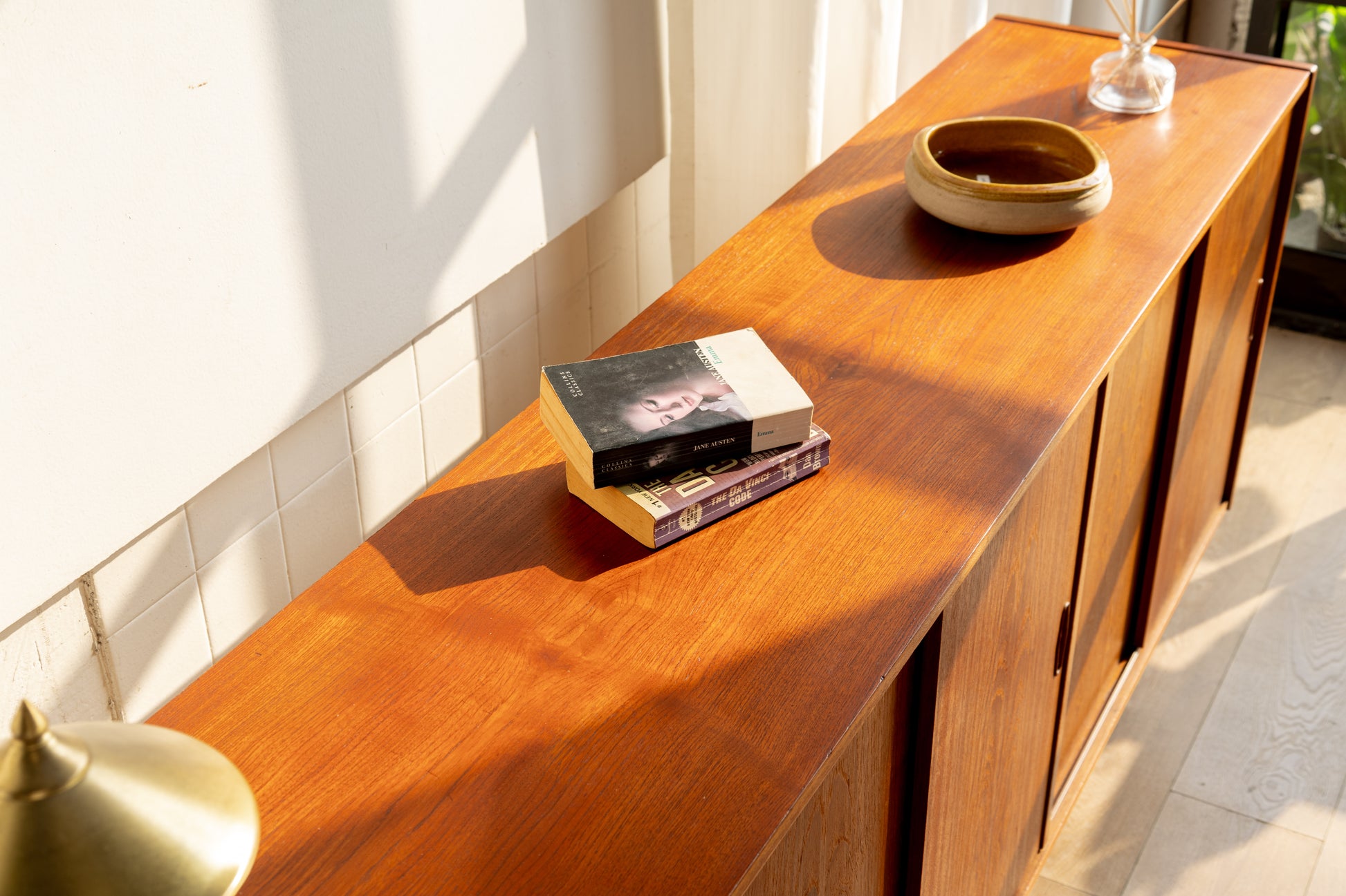 丹麥 柚木 長型 拉門 邊櫃 OLDANMARK