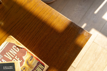 丹麥 柚木 單邊 懸掛抽屜 書桌 OLDANMARK