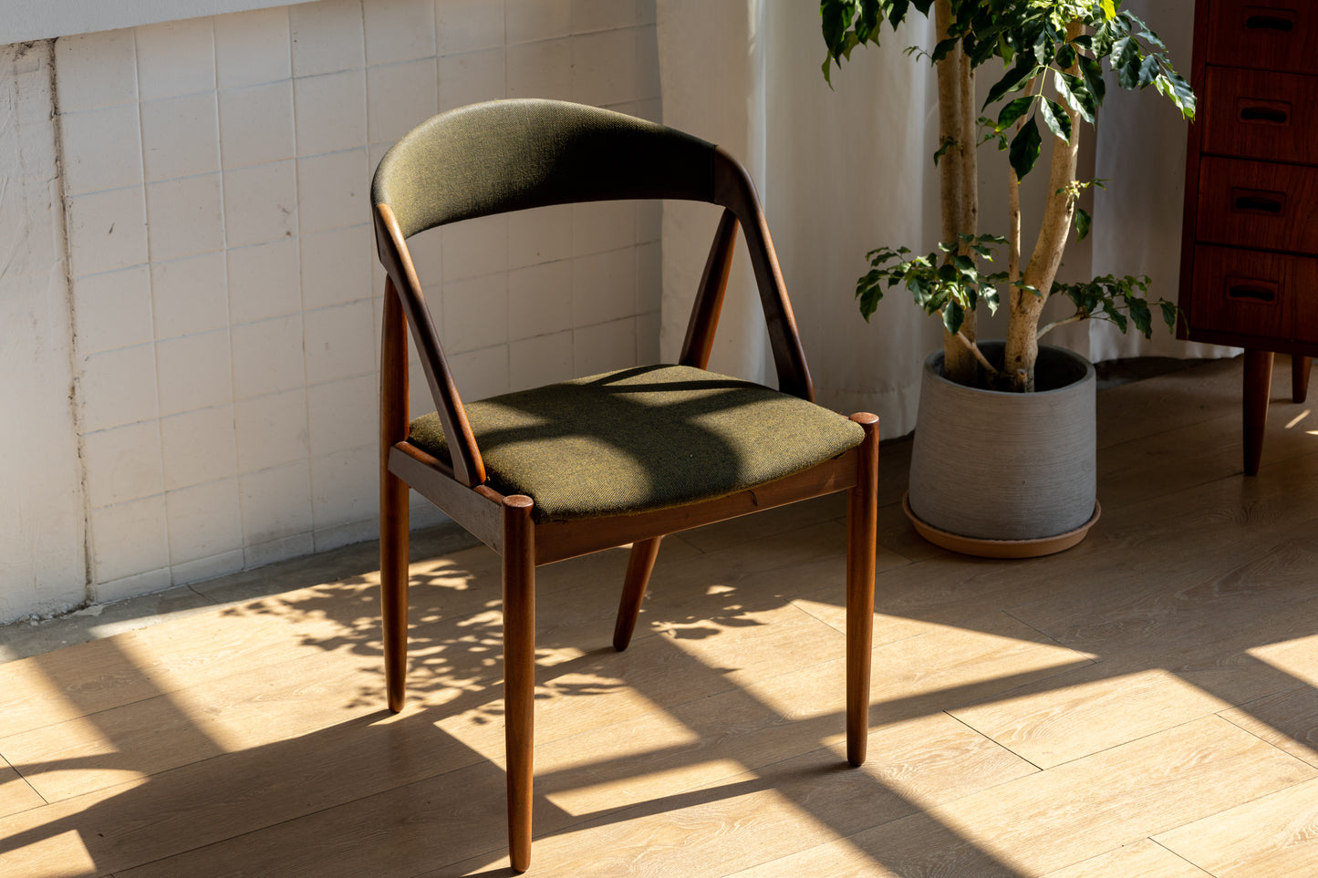 Kai Kristiansen Model 31 餐椅/綠絨布 OLDANMARK