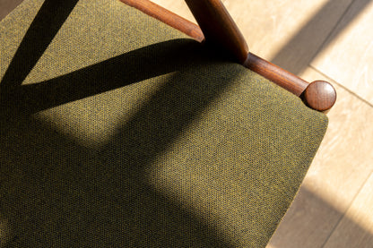 Kai Kristiansen Model 31 餐椅/綠絨布 OLDANMARK