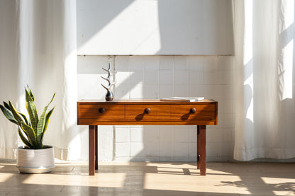 丹麥 柚木 三抽 小邊櫃 OLDANMARK