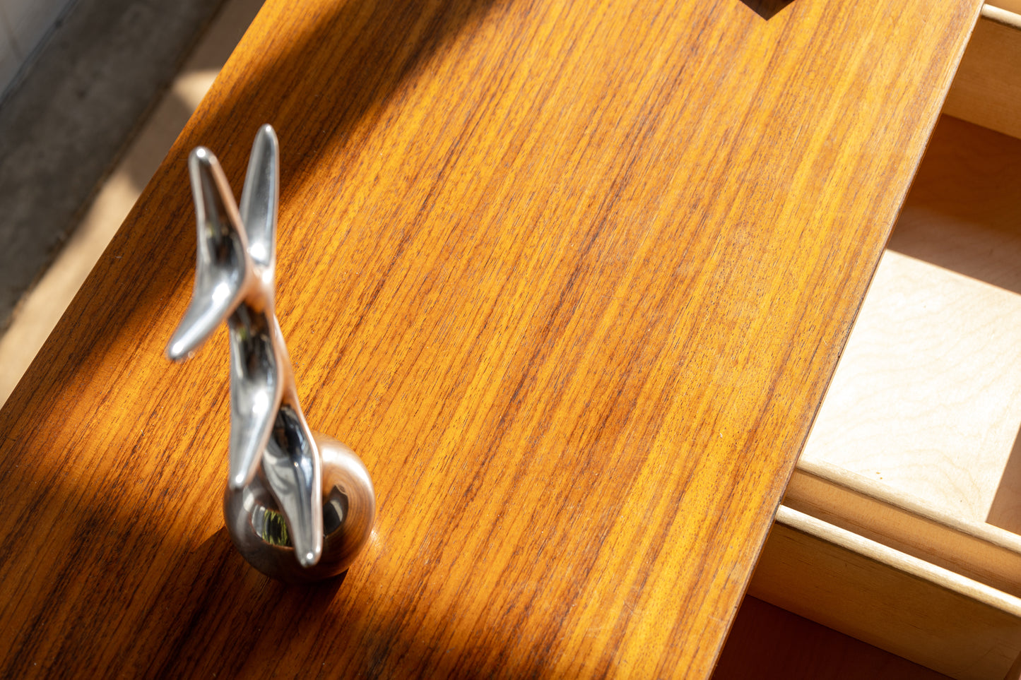 丹麥 柚木 三抽 小邊櫃 OLDANMARK