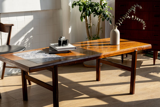 Arrebo Møbler 丹麥 玫瑰木 瓷磚 咖啡桌 OLDANMARK