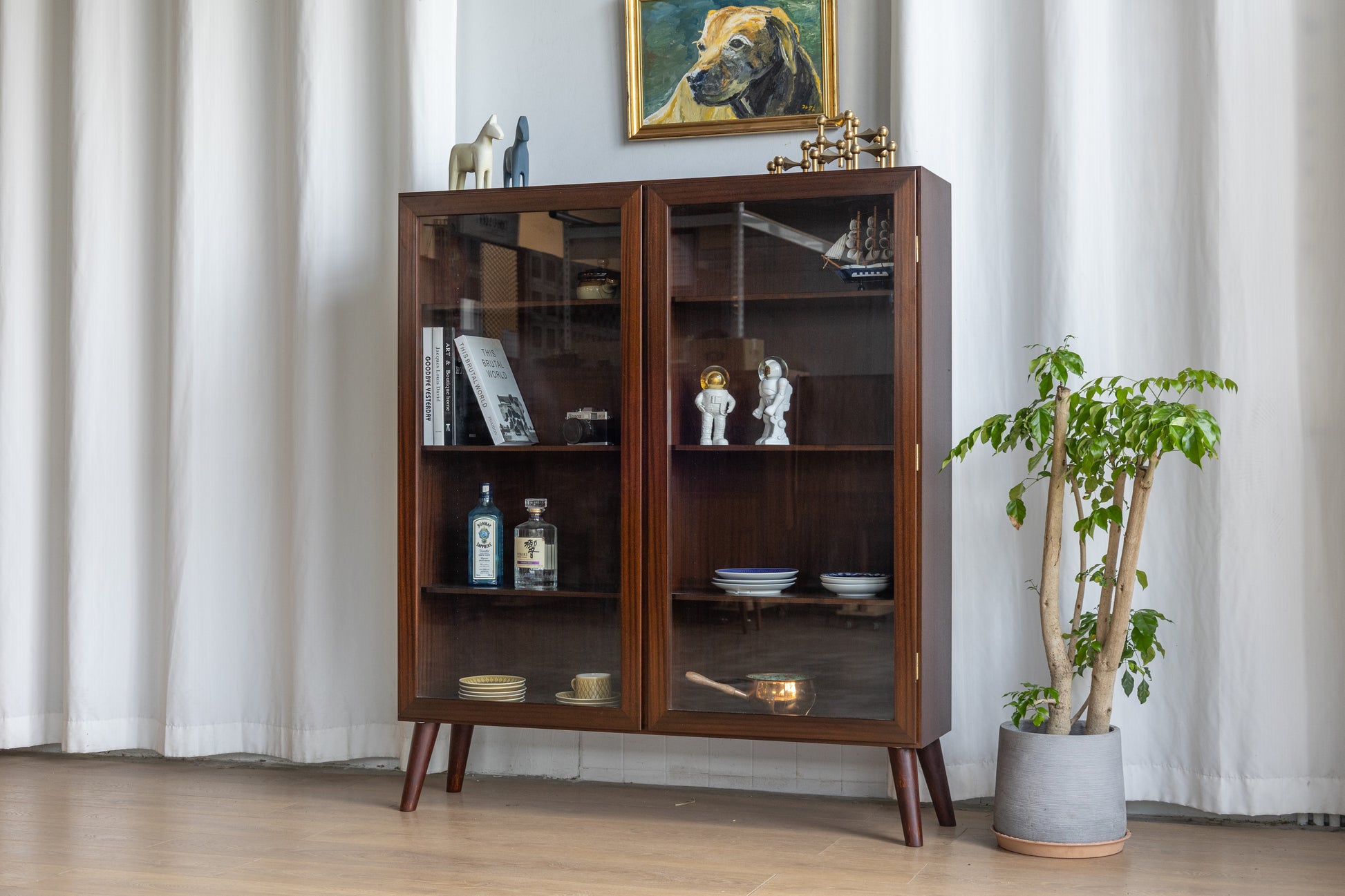 Gunni Omann Model 10 玫瑰木玻璃展示櫃 OLDANMARK