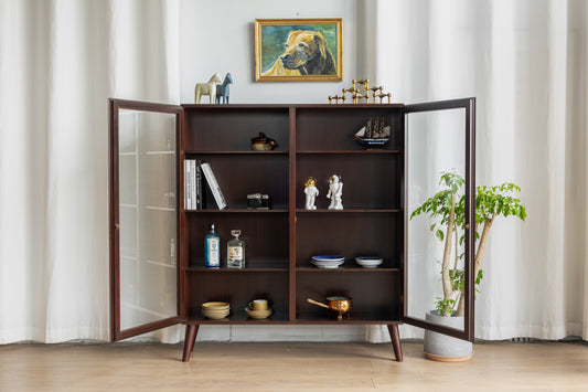 Gunni Omann Model 10 玫瑰木玻璃展示櫃 OLDANMARK