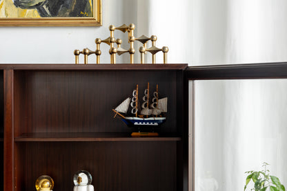 Gunni Omann Model 10 玫瑰木玻璃展示櫃 OLDANMARK