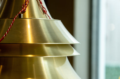 Lyskær Belysning 丹麥 黃銅 喇叭型 吊燈 OLDANMARK