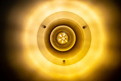 Lyskær Belysning 丹麥 黃銅 喇叭型 吊燈 OLDANMARK