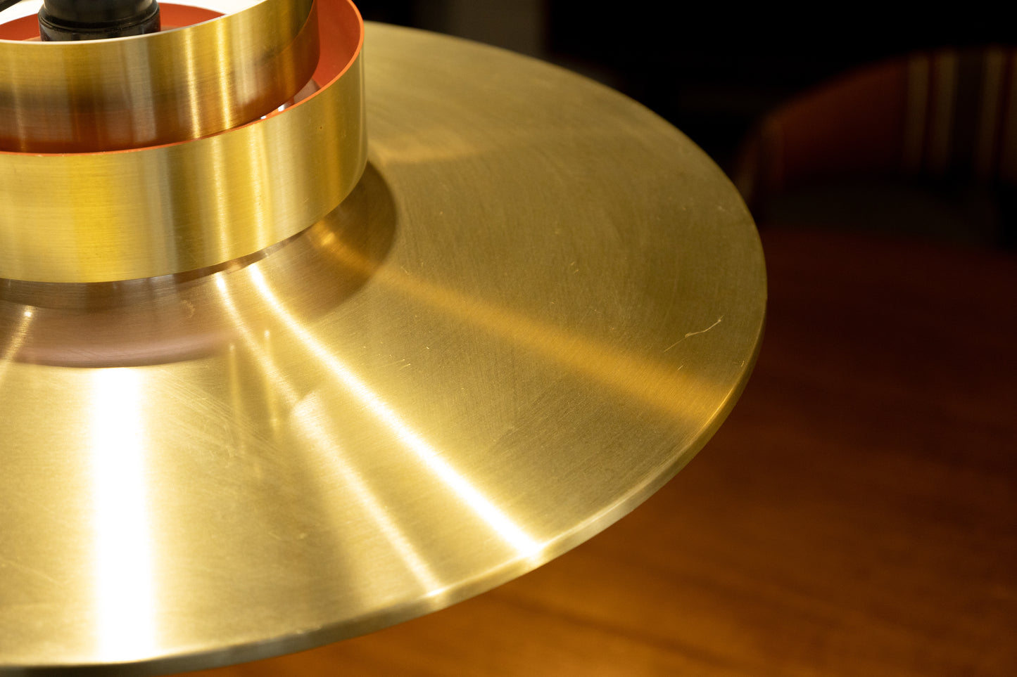 Carl Thore 瑞典 黃銅拉絲 層次吊燈 OLDANMARK