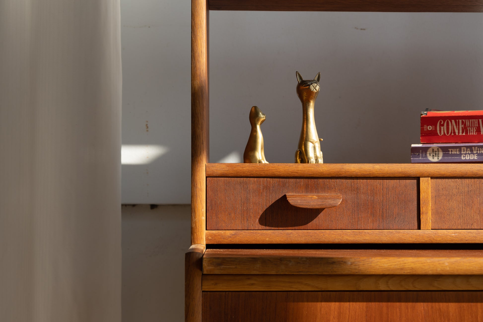 丹麥 柚木 三抽 餐邊展示櫃 OLDANMARK