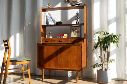 丹麥 柚木 三抽 餐邊展示櫃 OLDANMARK