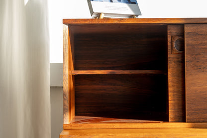 丹麥 玫瑰木 兩件式 內收門 收納櫃 OLDANMARK