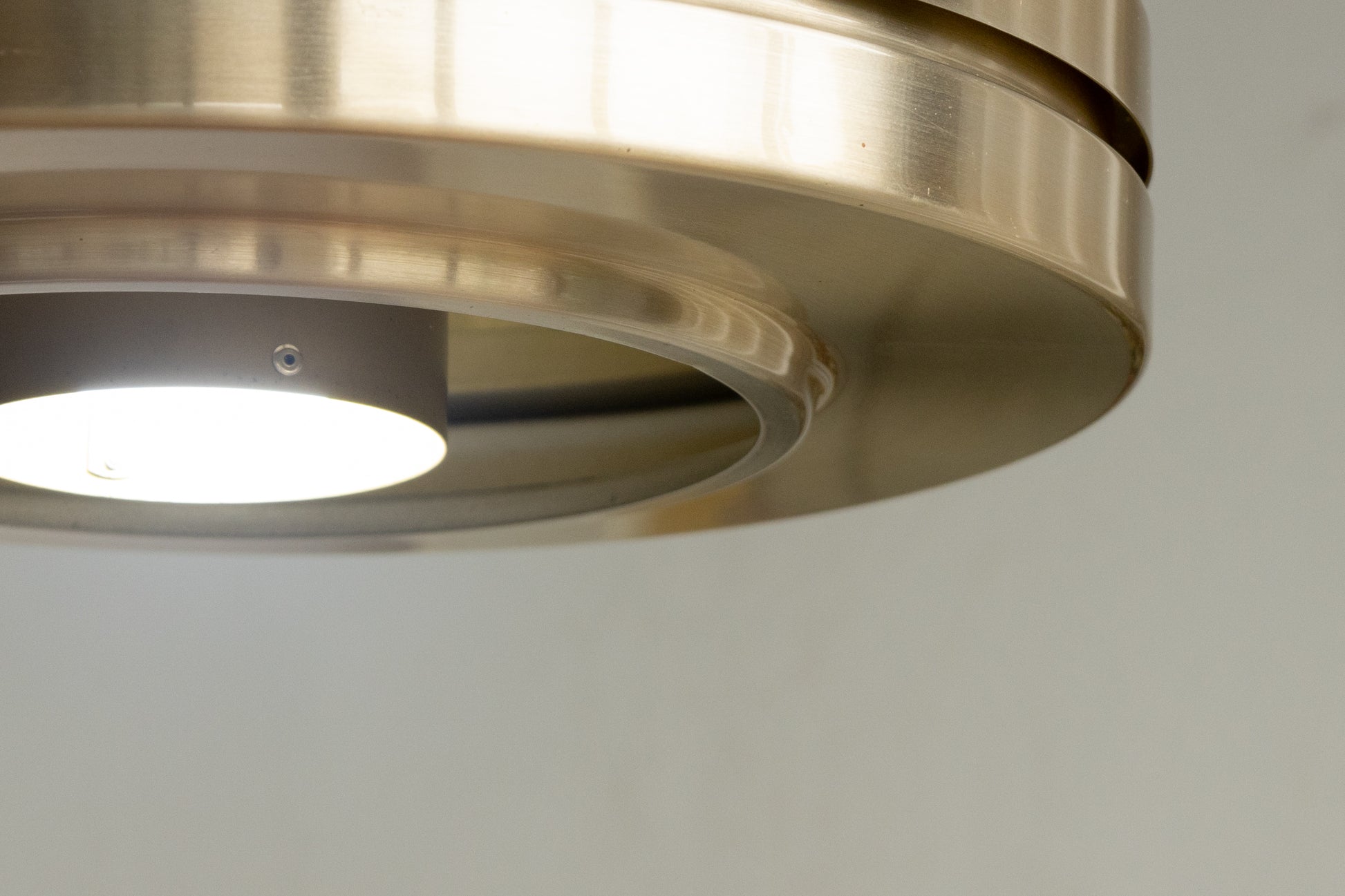 丹麥 黃銅 圓盤 雙層 吊燈 OLDANMARK