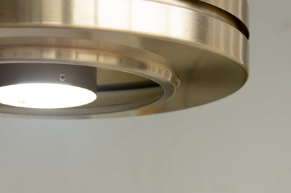 丹麥 黃銅 圓盤 雙層 吊燈 OLDANMARK