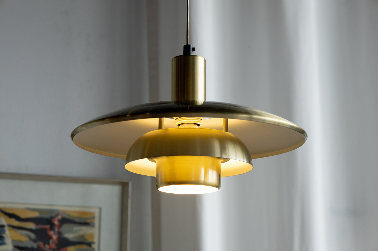 丹麥 三層 黃銅 漸層 吊燈 OLDANMARK