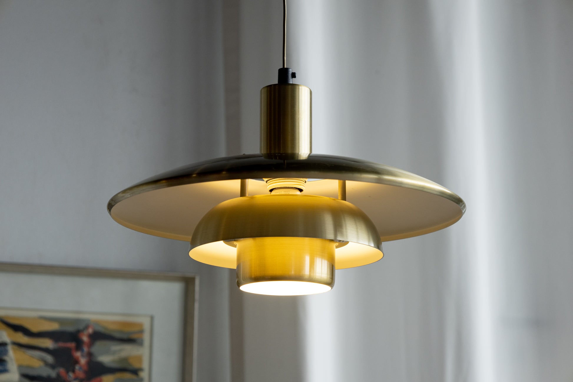 丹麥 三層 黃銅 漸層 吊燈 OLDANMARK