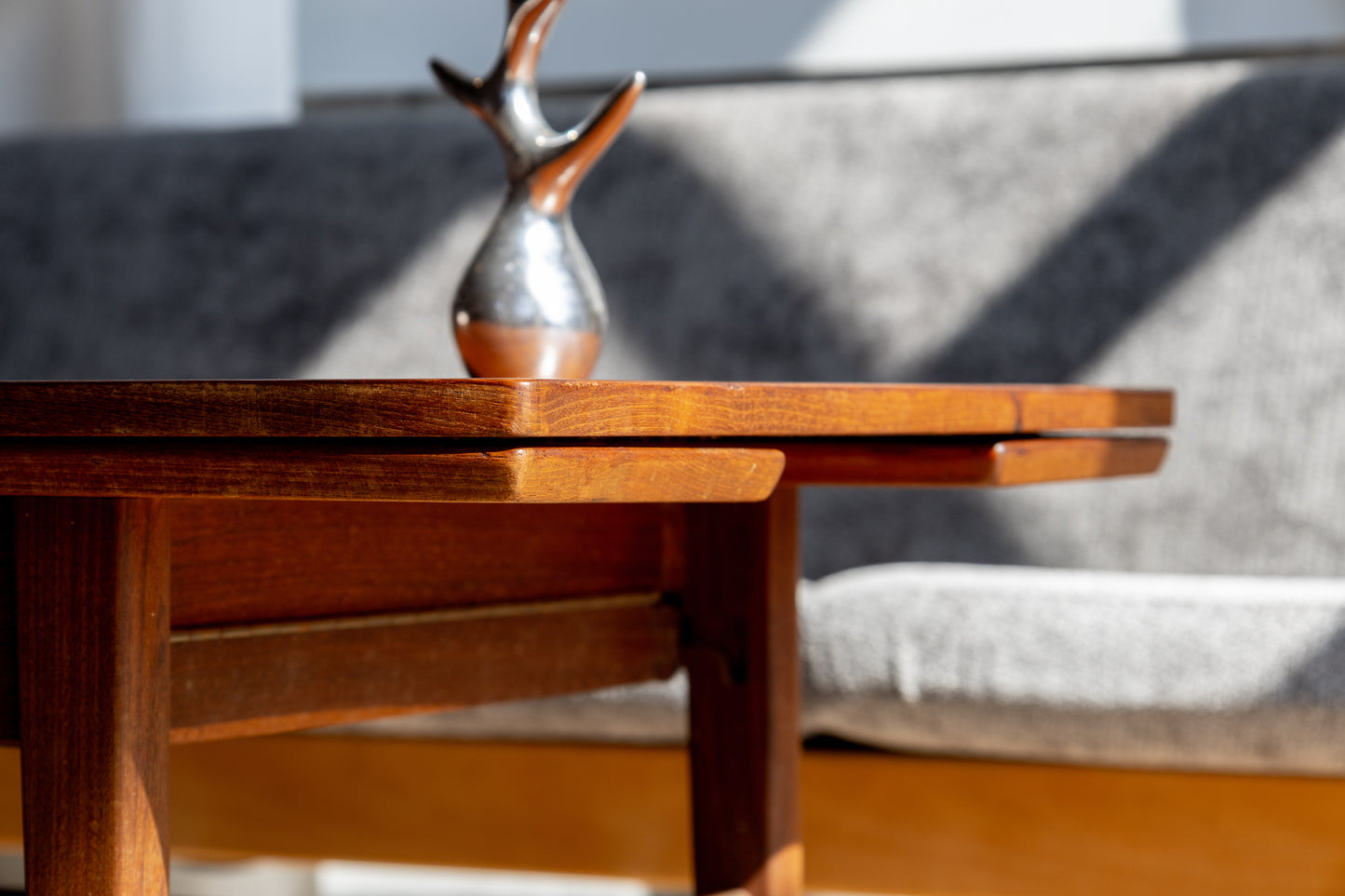 丹麥 柚木 古典 升降 延伸 哥本哈根桌 OLDANMARK