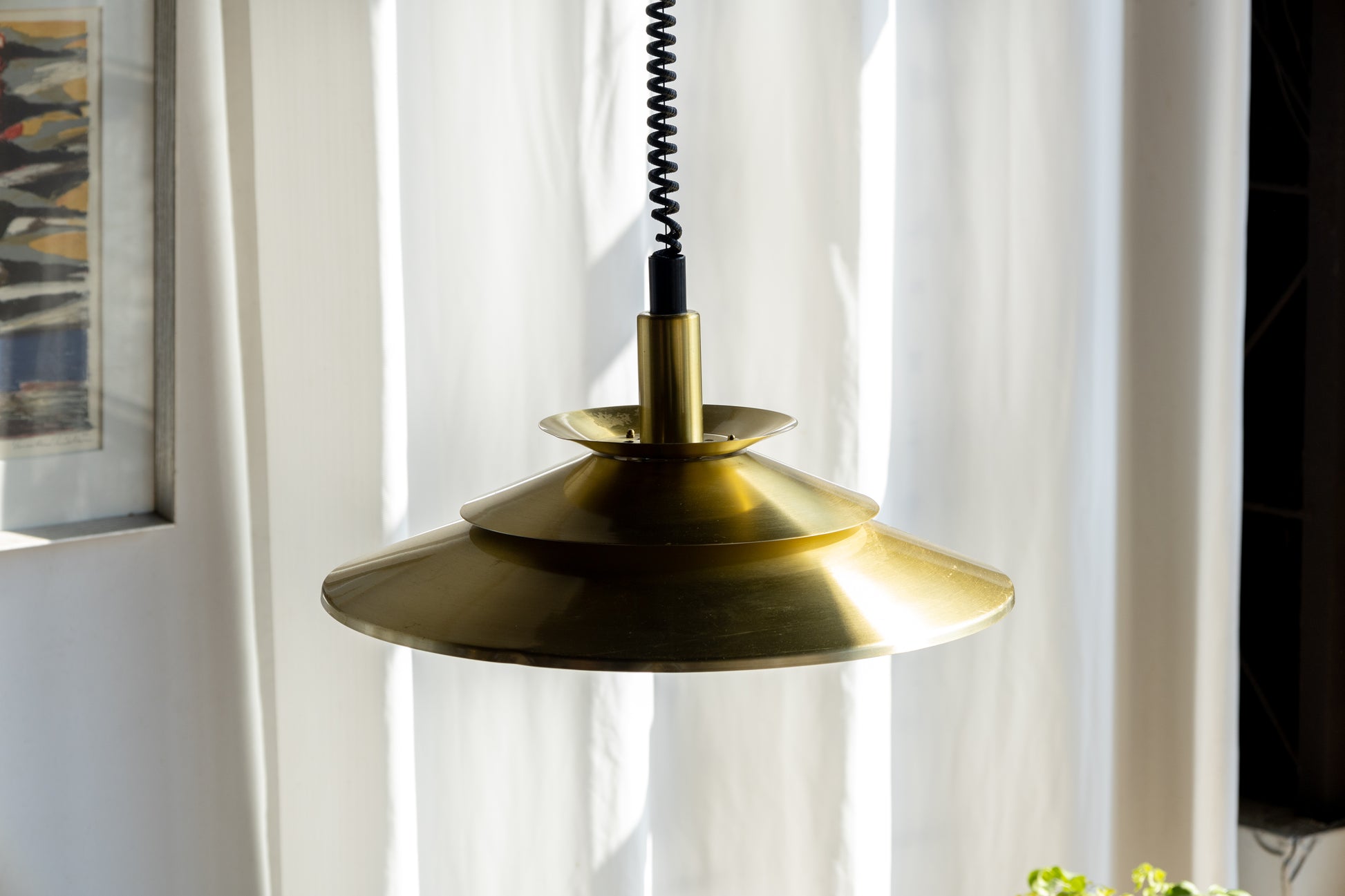 丹麥 多層次 黃銅 伸縮 吊燈 OLDANMARK