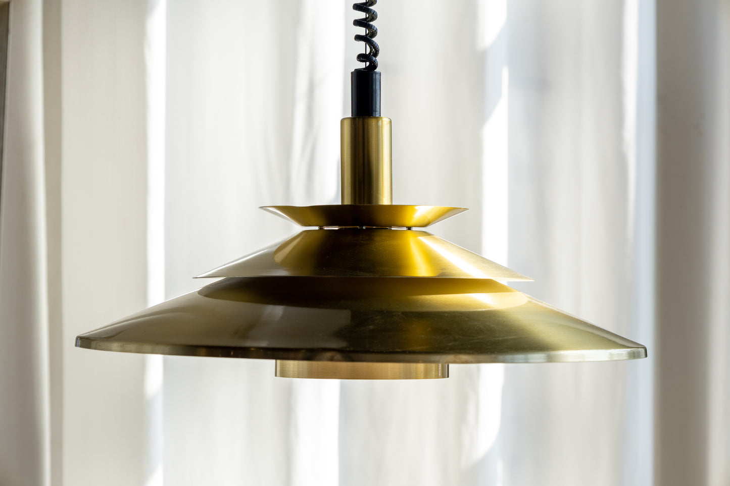 丹麥 多層次 黃銅 伸縮 吊燈 OLDANMARK