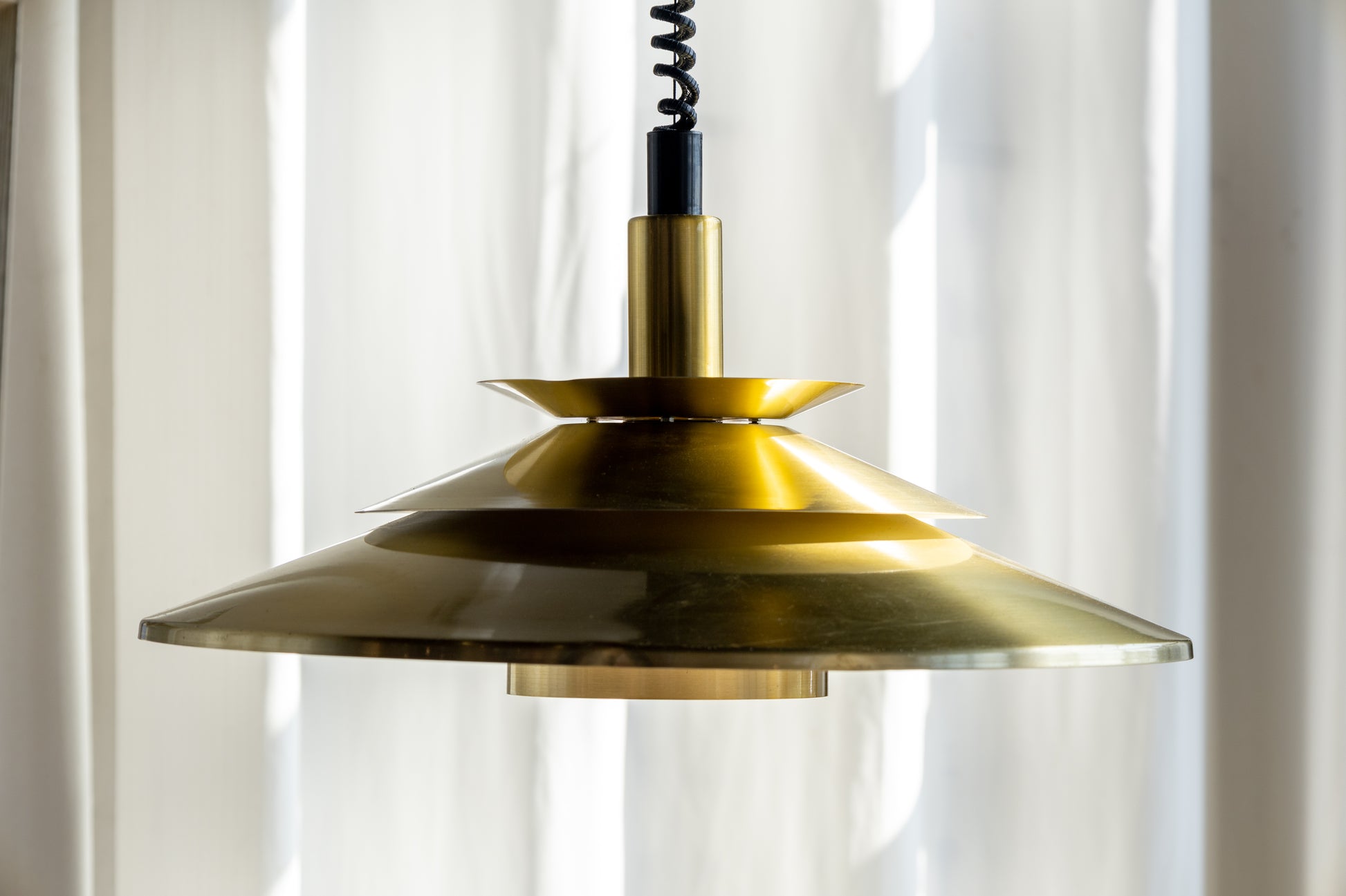 丹麥 多層次 黃銅 伸縮 吊燈 OLDANMARK