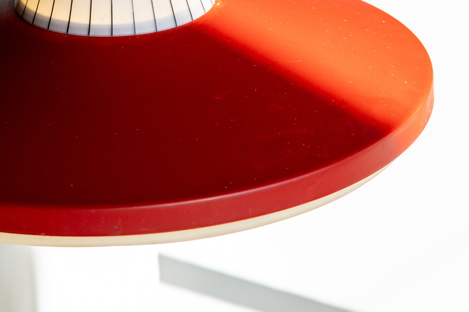 Bent Karlby Lyfa 紅白 飛碟 吊燈 OLDANMARK