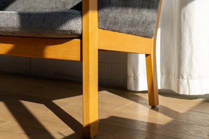 Hans J. Wegner GE285 灰色 三人沙發 OLDANMARK