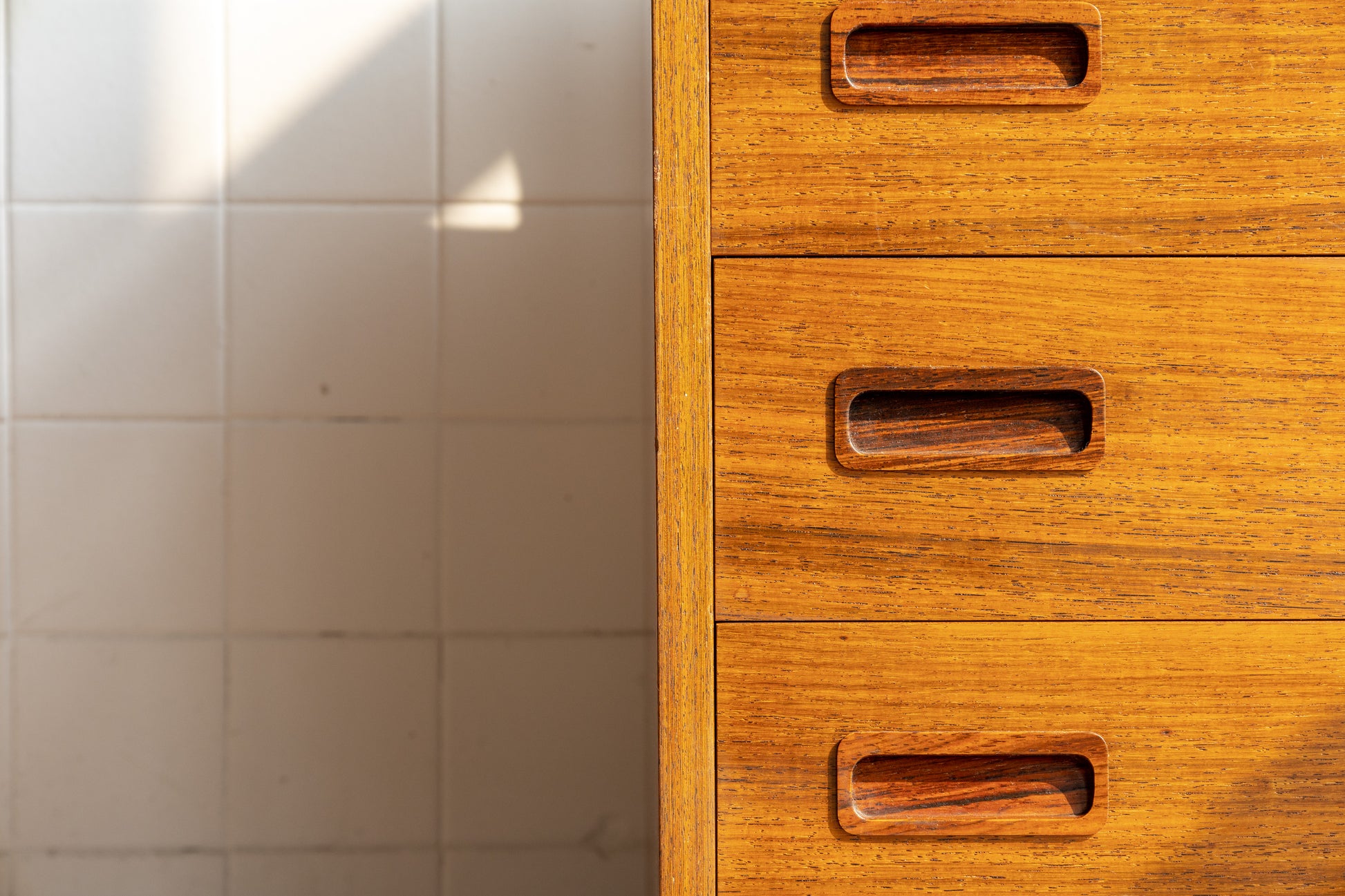 Poul Hundevad 丹麥 柚木 八抽 邊櫃 OLDANMARK