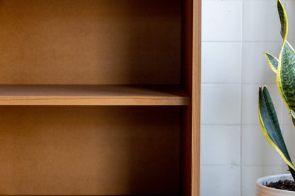 丹麥 柚木 雙門 滑門 邊櫃 OLDANMARK