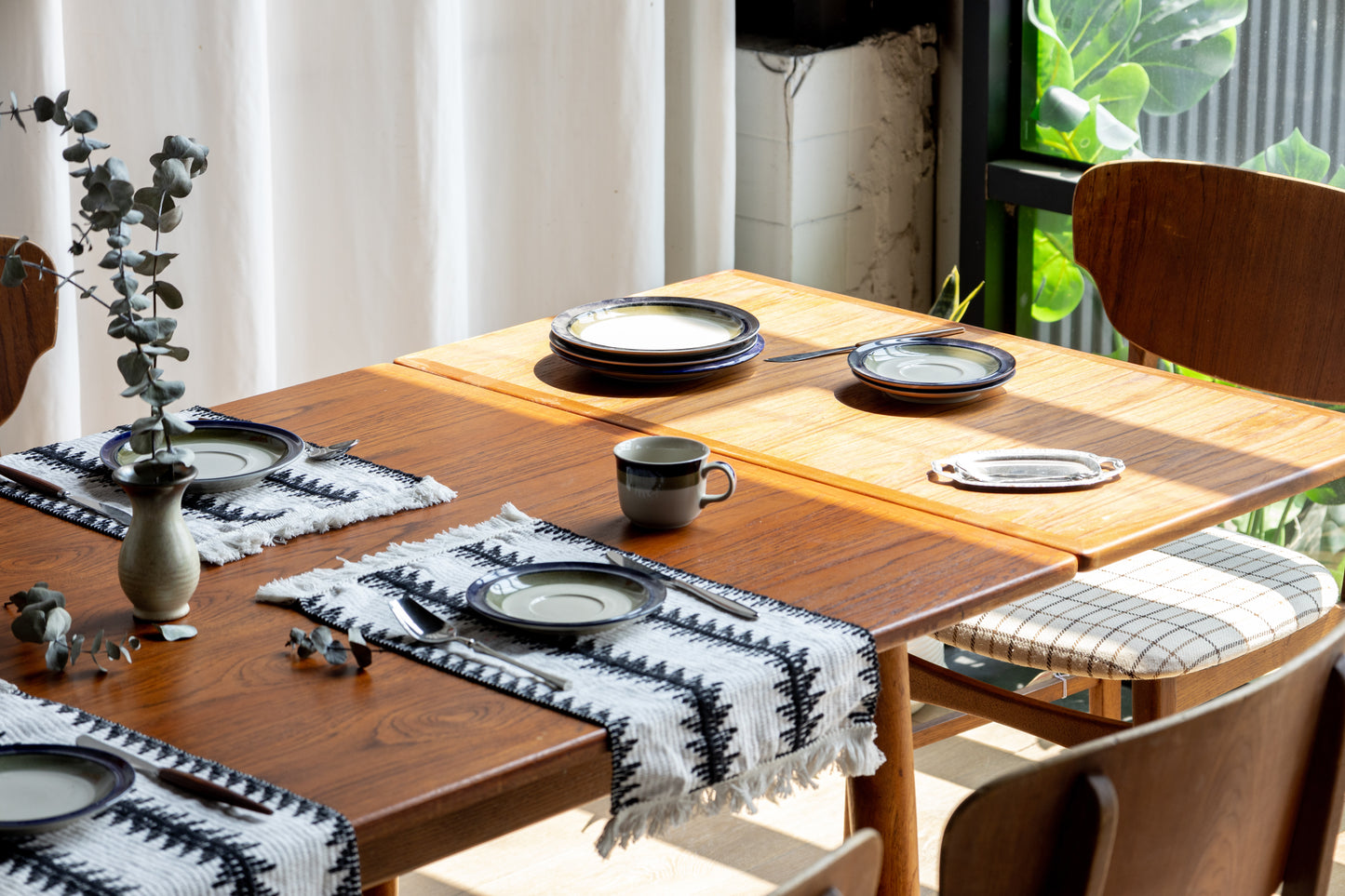 丹麥 柚木 延伸 餐桌 OLDANMARK