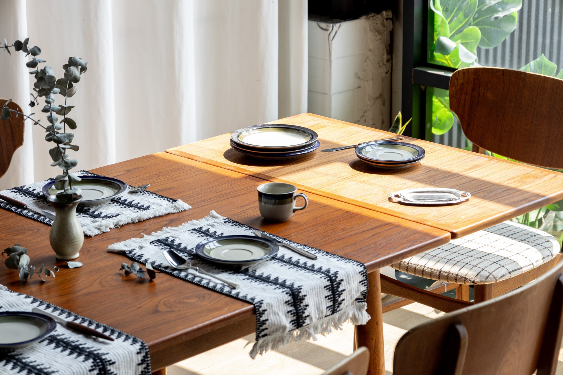 丹麥 柚木 延伸 餐桌 OLDANMARK