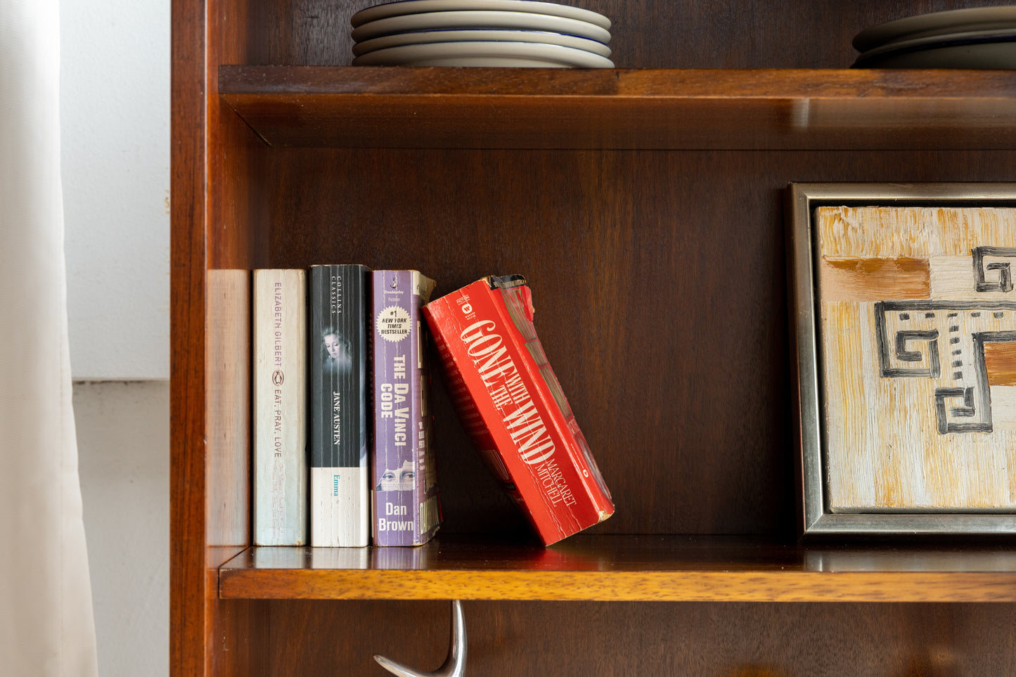 丹麥 玫瑰木 玻璃 滑門 邊櫃 OLDANMARK