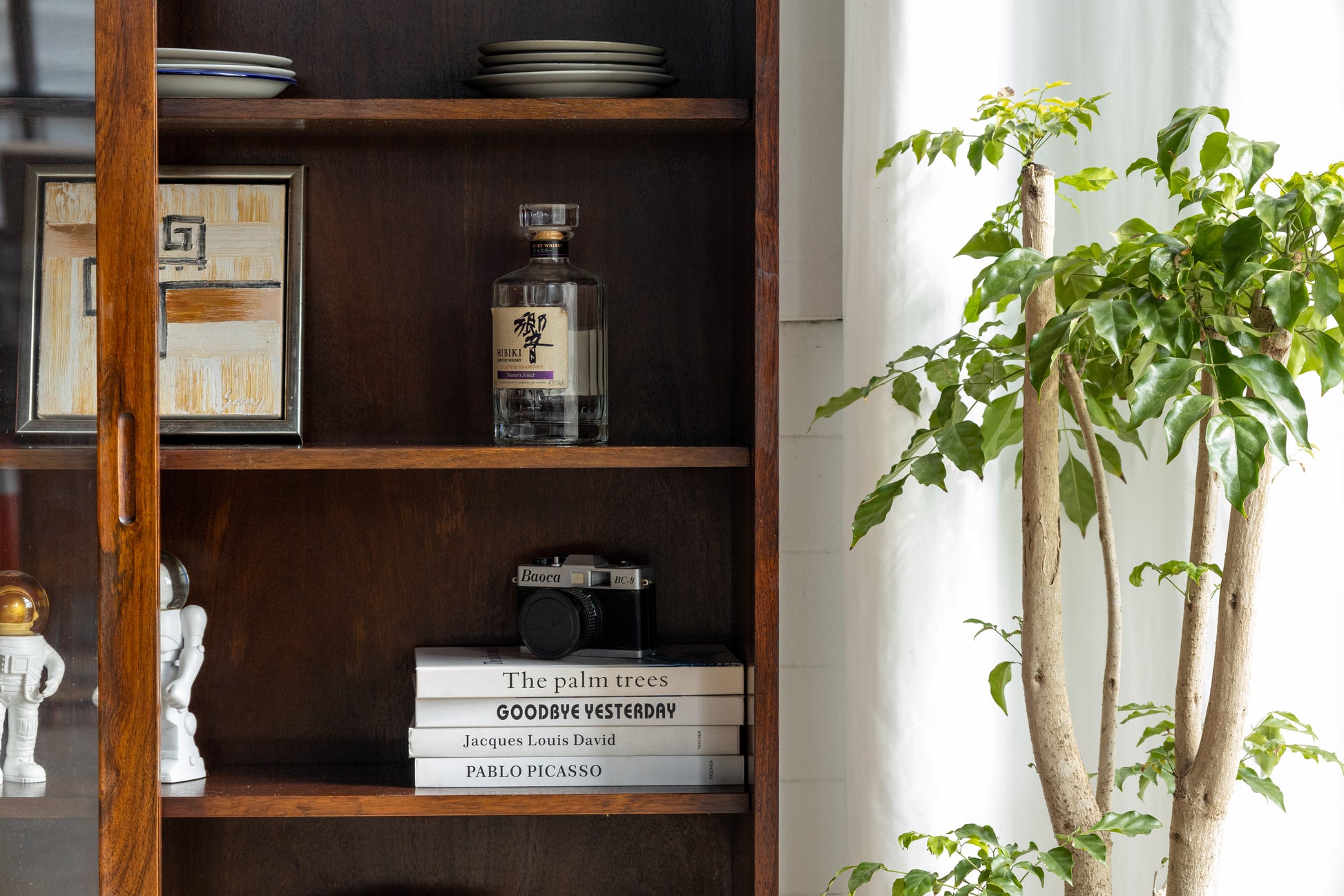 丹麥 玫瑰木 玻璃 滑門 邊櫃 OLDANMARK