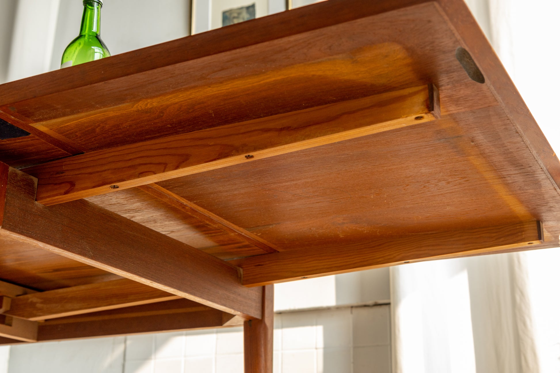 丹麥 柚木 抽拉式 延伸 餐桌 OLDANMARK