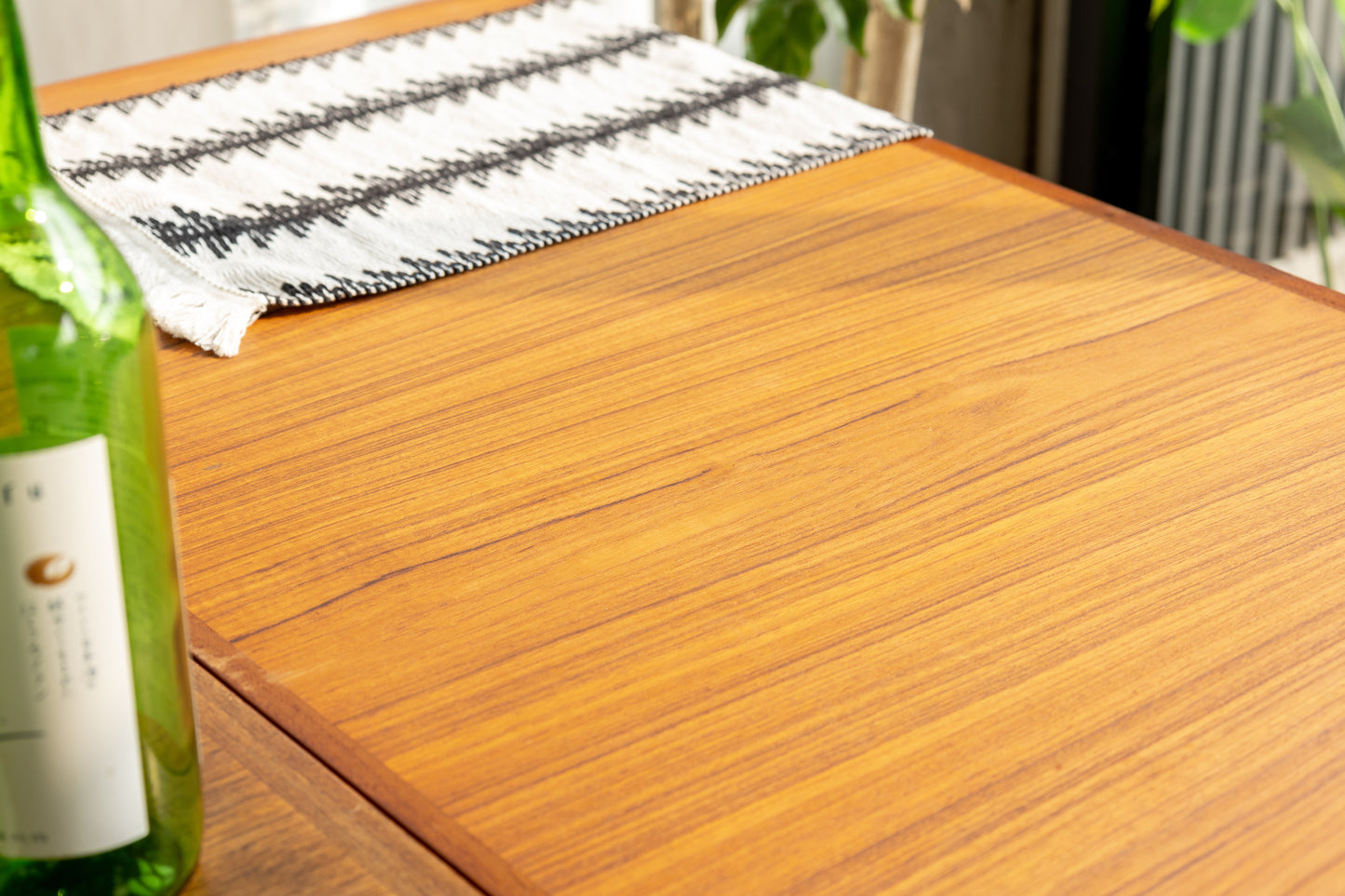 丹麥 柚木 抽拉式 延伸 餐桌 OLDANMARK