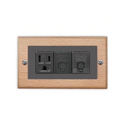 Solid beech wood-thin frame-Japanese style panel 